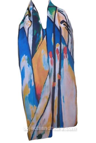 Silk Scarf "Composition IV" by COCOON HOUSE
